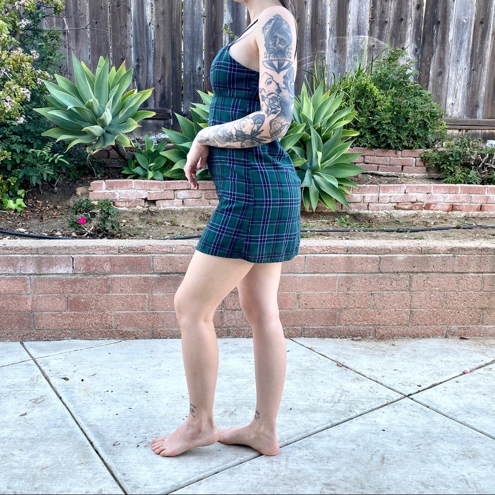 UO Plaid Mini Dress - Picture 5 of 11